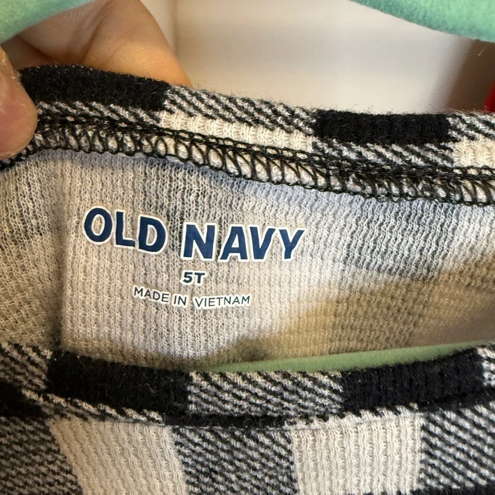 Old Navy Black and White Plaid Dress